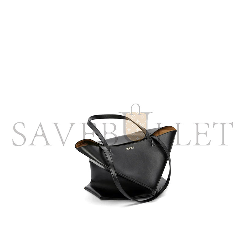 L0ew* medium puzzle fold tote in shiny calfskin a657g50x01-1100 (31.5*25.5*14.5cm)